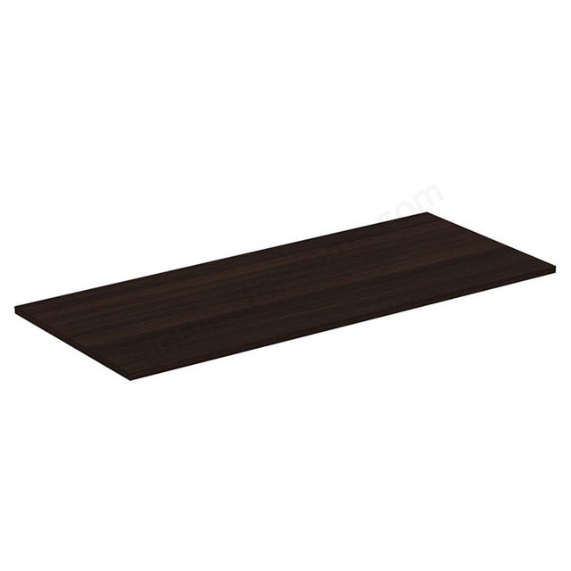 Ideal Standard i.life B 120cm worktop for vessel  installation; coffee oak