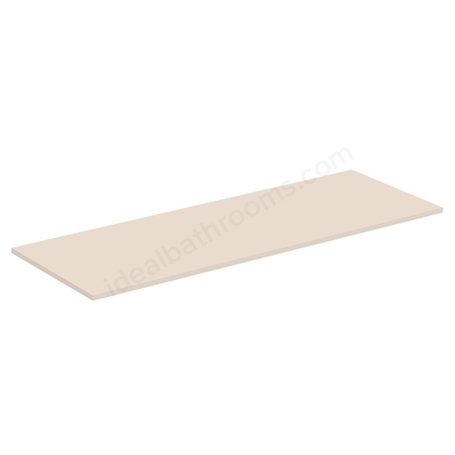 Ideal Standard i.life B 140cm worktop for vessel  installation; sand beige matt