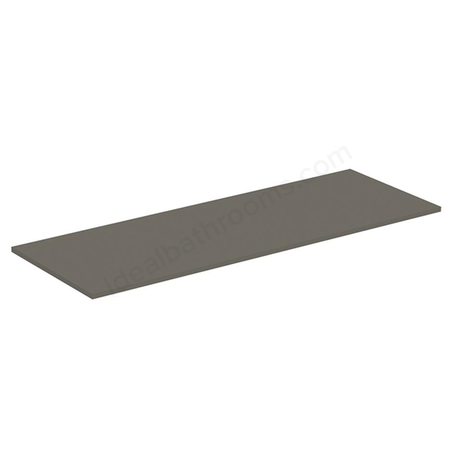 Ideal Standard i.life B 140cm worktop for vessel  installation; quartz grey matt