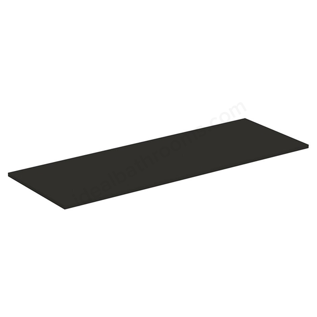 Ideal Standard i.life B 140cm worktop for vessel  installation; carbon grey matt