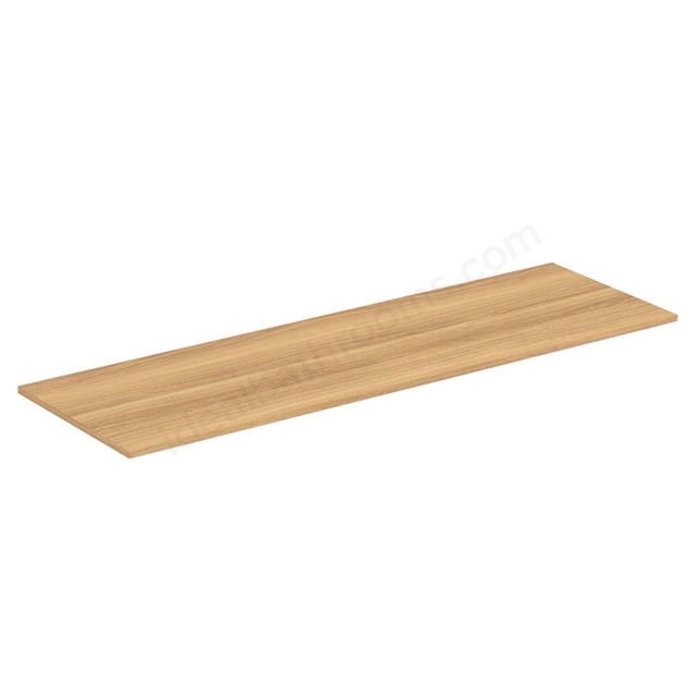 Ideal Standard i.life B 160cm worktop for vessel  installation; natural oak