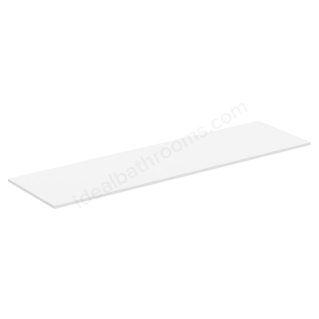 Ideal Standard i.life B 200cm worktop for vessel  installation; matt white