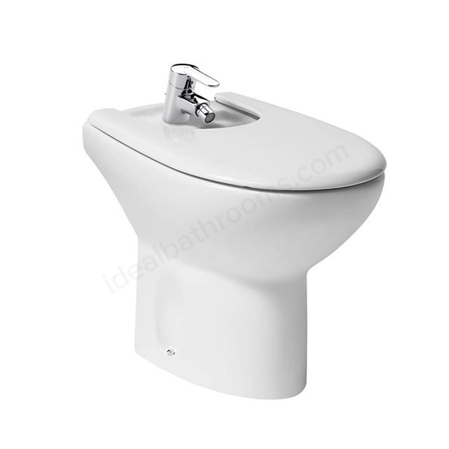 Roca Laura Soft Close Round White Toilet Seat