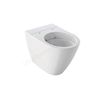 Geberit ICon Floor-Standing WC, Back-To-Wall, Rimfree, Shrouded