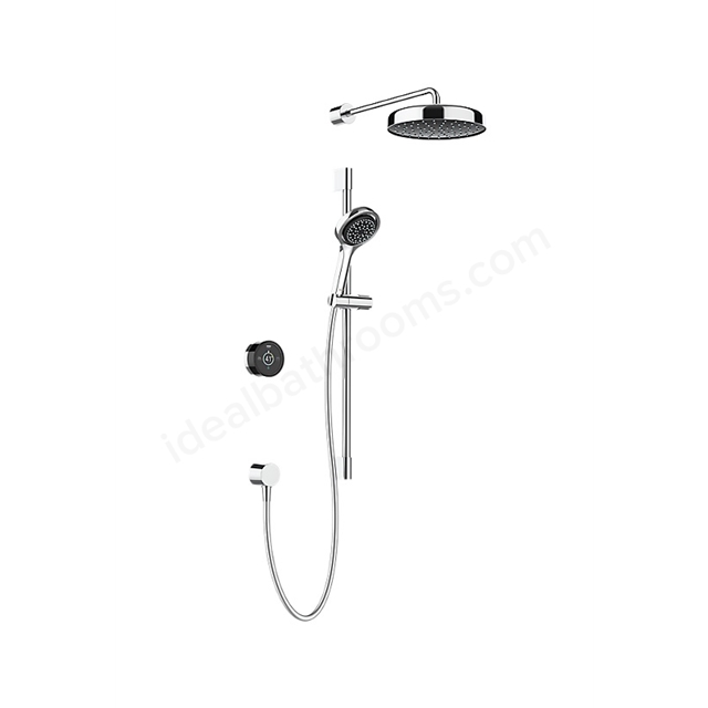 Mira Platinum Dual Complete Digital Shower; Rear Fed; HP - Chrome
