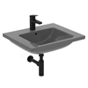 Ideal Standard i.Life B 60cm 1 Tap Hole Vanity Basin - Gloss Grey