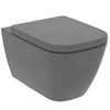 Ideal Standard i.life B Wall Mounted Toilet Bowl - Gloss Grey