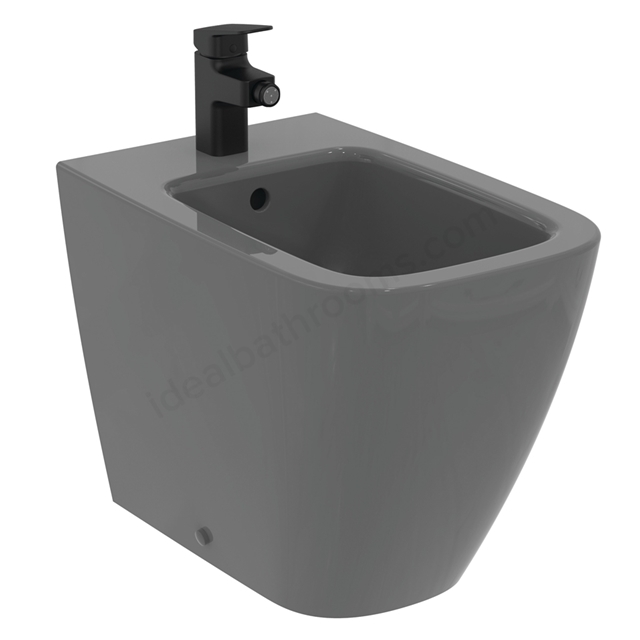 Ideal Standard i.life B Back To Wall Bidet; 1TH - Gloss Grey