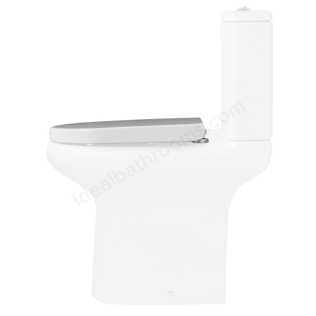 Essential Lily Compact Soft Close Seat For Close Coupled Back To Wall Pan & Wall Hung Pans
