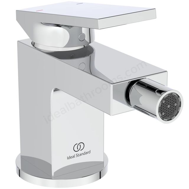 Atelier Extra single lever bidet mixer with pop-up waste; chrome