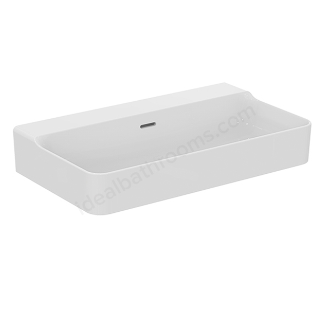 Atelier Conca 80cm 0 Tap Holes Washbasin w/ Overflow; ground