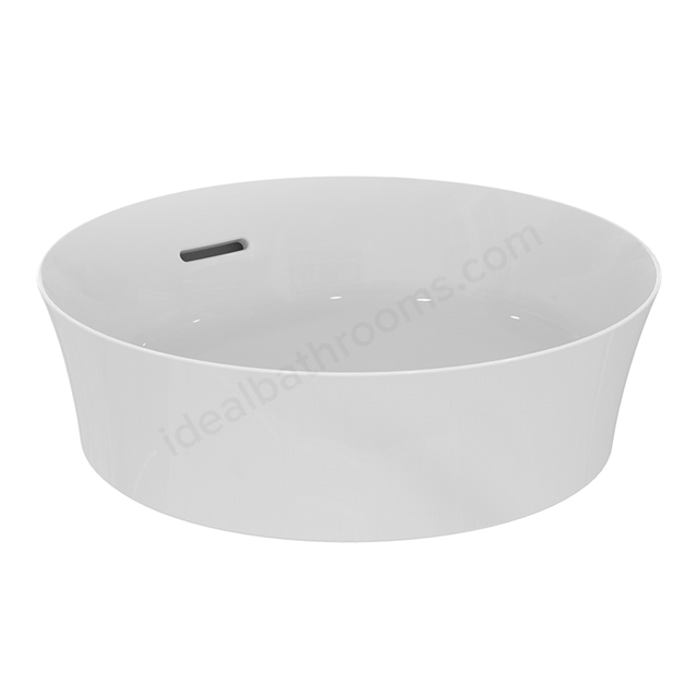 Atelier Ipalyss 40cm Round Vessel Basin w/ Overflow - White Gloss