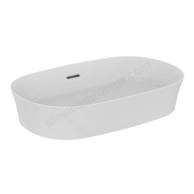 Atelier Ipalyss 60cm Oval Vessel Basin w/ Overflow - White Gloss