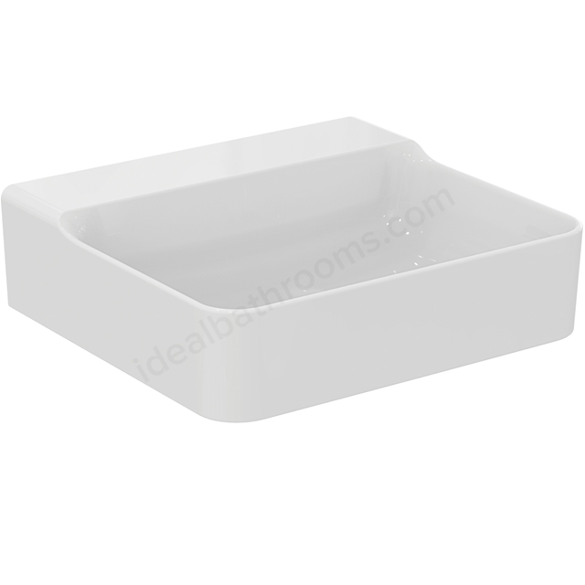 Atelier Conca 50cm no taphole washbasin; no overflow; white