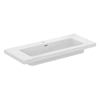 Atelier Extra 120cm vanity washbasin; 1 taphole with overflow; white