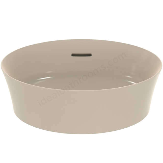 Atelier Iplayss 40cm round vessel washbasin with overflow; mink