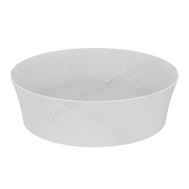 Atelier Ipalyss 40cm round vessel washbasin without overflow; white
