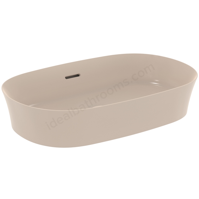 Atelier Ipalyss 60cm oval vessel washbasin with overflow; mink