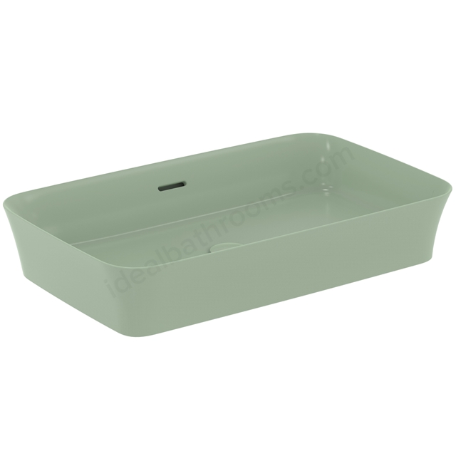 Atelier Ipalyss 65cm rectangular vessel washbasin with overflow; sage