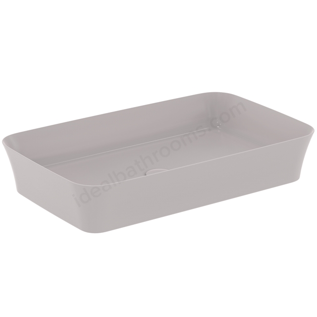 Atelier Ipalyss 65cm rectangular vessel washbasin without overflow; concrete