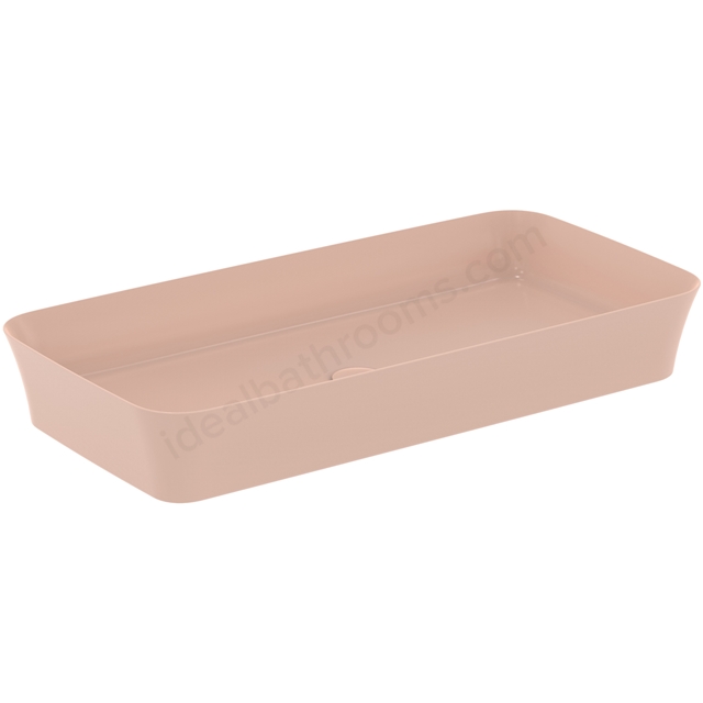 Atelier Ipalyss 80cm rectangular vessel washbasin without overflow; nude