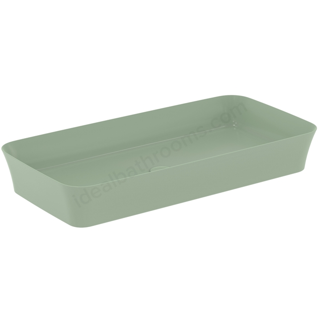 Atelier Ipalyss 80cm rectangular vessel washbasin without overflow; sage