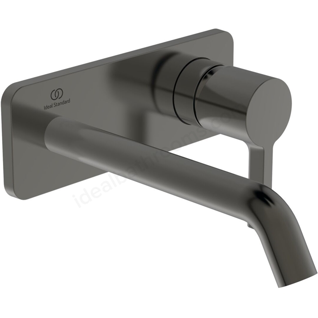 Atelier Joy single lever built-in basin mixer with 180mm spout; magnetic grey