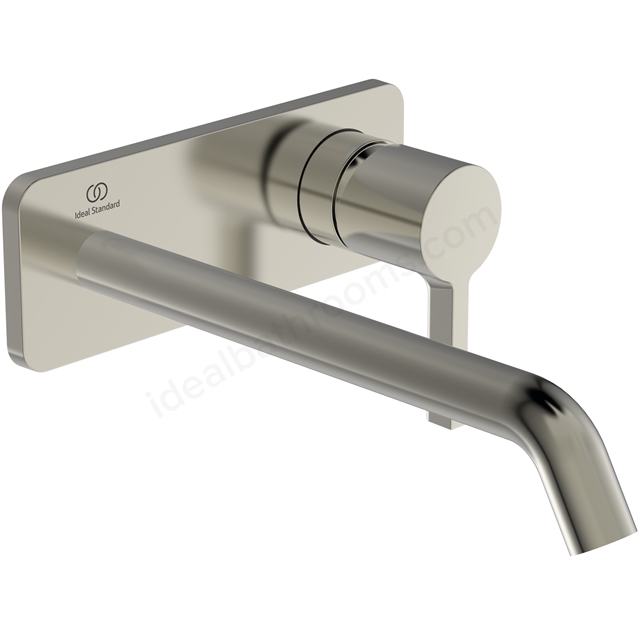 Atelier Joy single lever built-in basin mixer with 220mm spout; silver storm