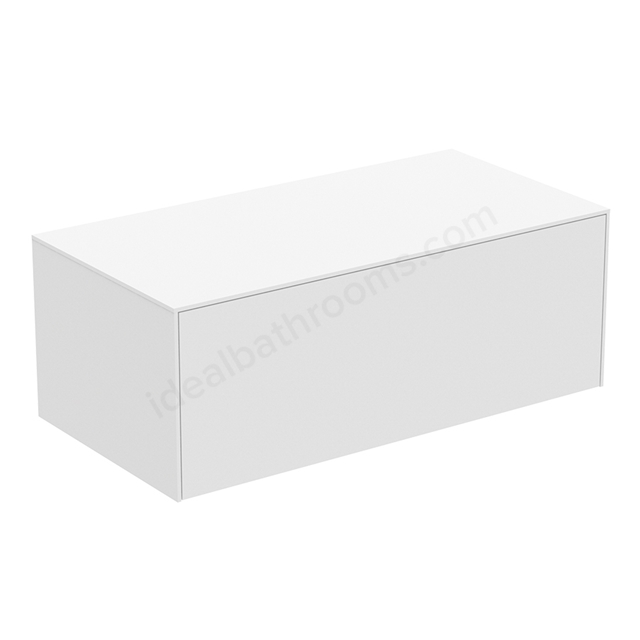 Atelier Conca 100cm Basin Unit w/ 1 Drawer (No Cutout) - Matt White