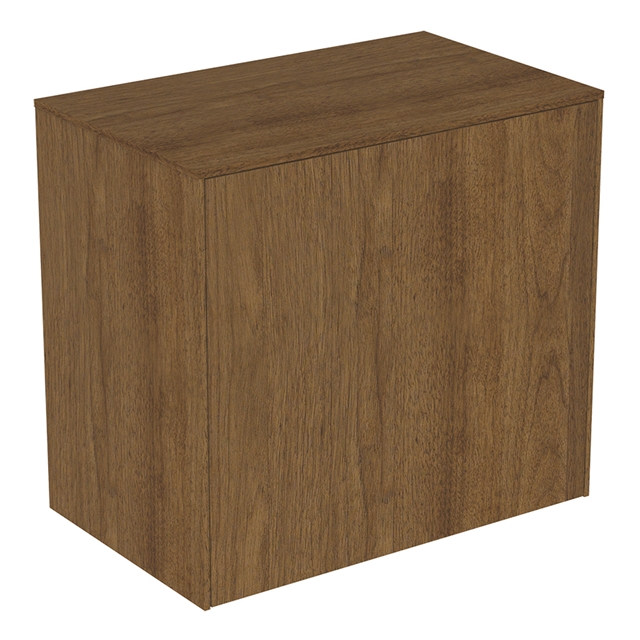 Atelier Conca 60cm Short Projection Basin Unit w/ 1 Exterior & 1 Interior Drawer (No Cutout) - Dark Walnut