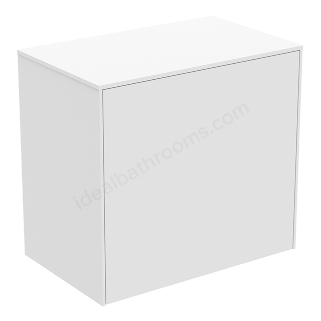 Atelier Conca 60cm Short Projection Basin Unit w/ 1 Exterior & 1 Interior Drawer (No Cutout) - Matt White