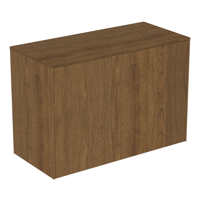 Atelier Conca 80cm Short Projection Basin Unit w/ 1 Exterior & 1 Interior Drawer (No Cutout) - Dark Walnut