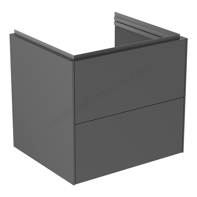 Atelier Conca 60cm Vanity Unit w/ 2 Drawers - Matt Anthracite