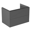 Atelier Conca 80cm Vanity Unit w/ 2 Drawers - Matt Anthracite