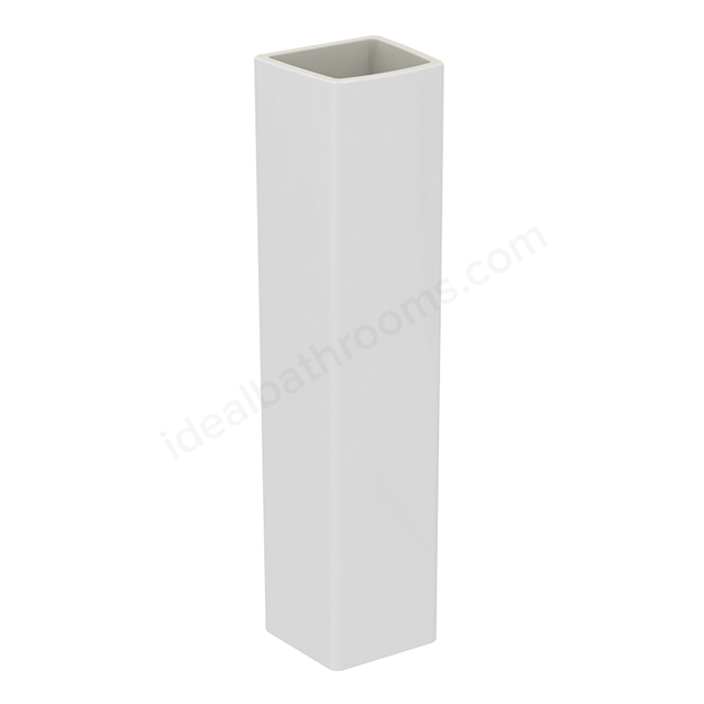 Atelier Conca Full pedestal for Round vessel white glossy