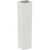 Atelier Conca freestanding pedestal; square; white silk