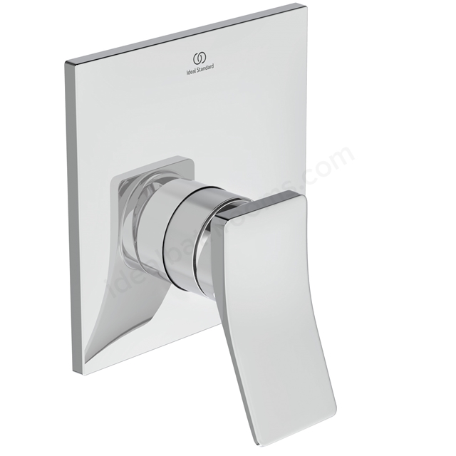 Atelier Conca single lever built-in shower mixer; chrome 