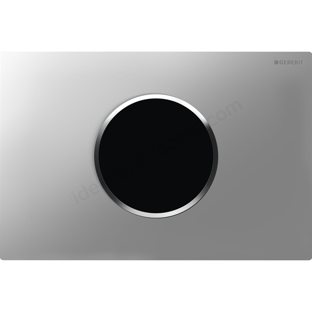 Geberit Sigma10 Mains Powered Infrared Touchless Dual Flush Plate - Matt Chrome