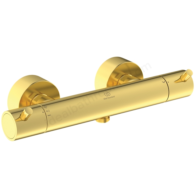 Atelier Ceratherm T125 Exposed Shower Valve;  Thermostatic; Brushed Gold