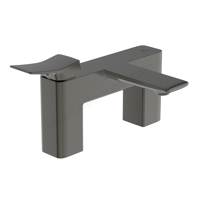 Atelier Conca Single Lever 2 Tap Hole Hole Bath Filler - Magnetic Grey