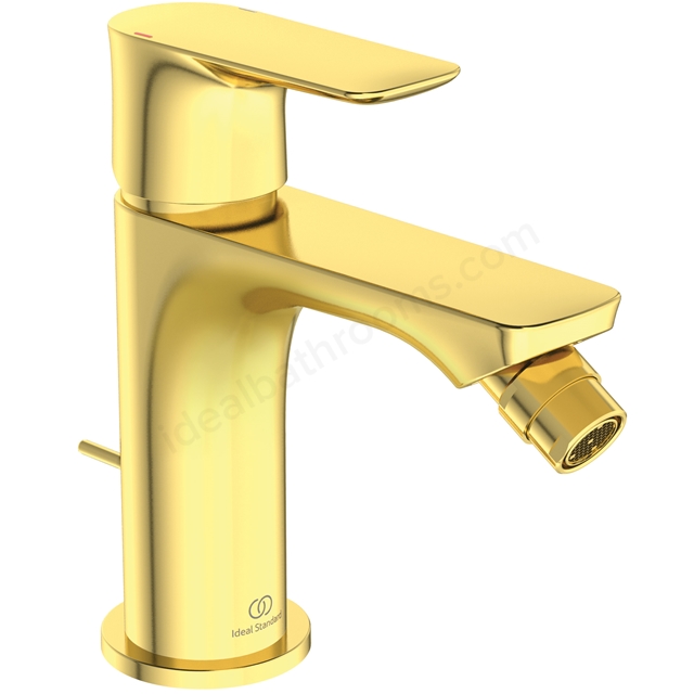 Atelier Connect Air Bidet Mixer w/ Pop-Up Waste - Brushed Gold