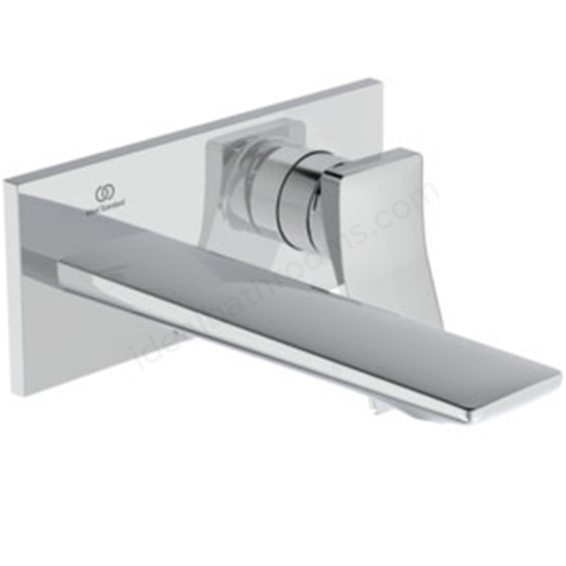 Atelier Conca SL Wall Mounted Basin Mixer; 180mm Spout - Chrome