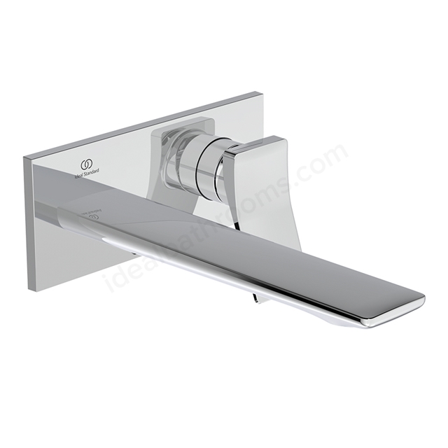 Atelier Conca SL Wall Mounted Basin Mixer; 220mm Spout - Chrome