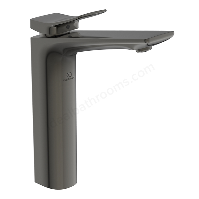 Atelier Conca Vessel Basin Mixer - Magnetic Grey 