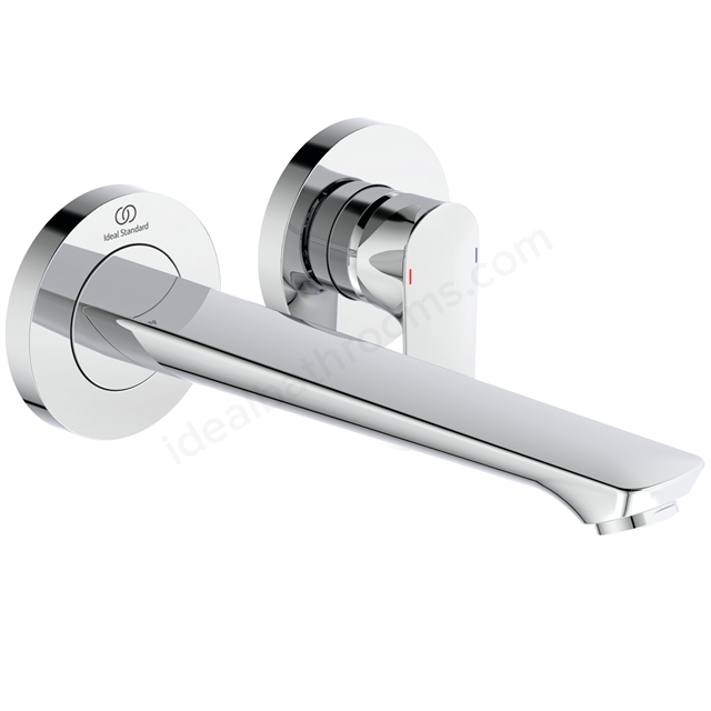 Atelier Connect Air Wall Mounted Basin Mixer w/ 225mm Spout - Chrome