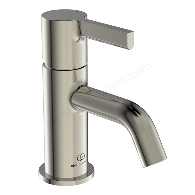 Atelier Joy mini Basin Mixer w/ Click Waste - Silver Storm