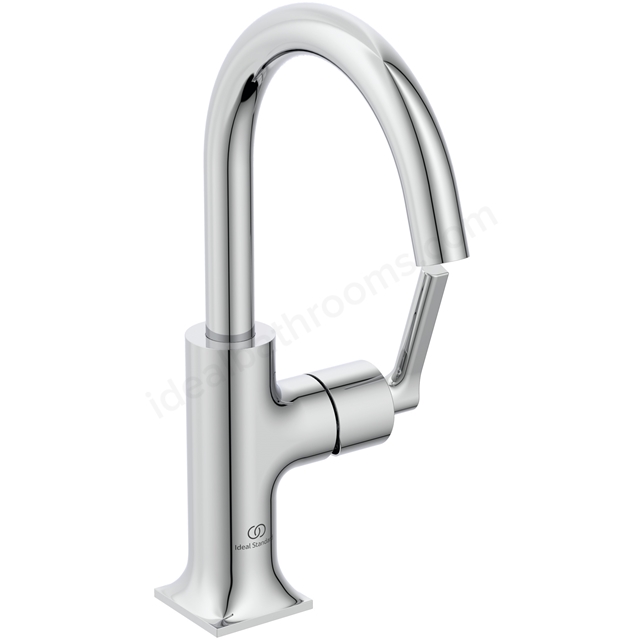 Atelier Joy Neo Mini High Spout Basin Mixer; Single Lever - Chrome