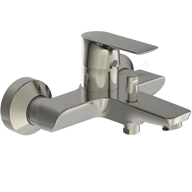 Atelier Connect Air wall mounted bath shower mixer; silver storm