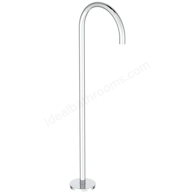 Atelier Joy freestanding bath spout; chrome 