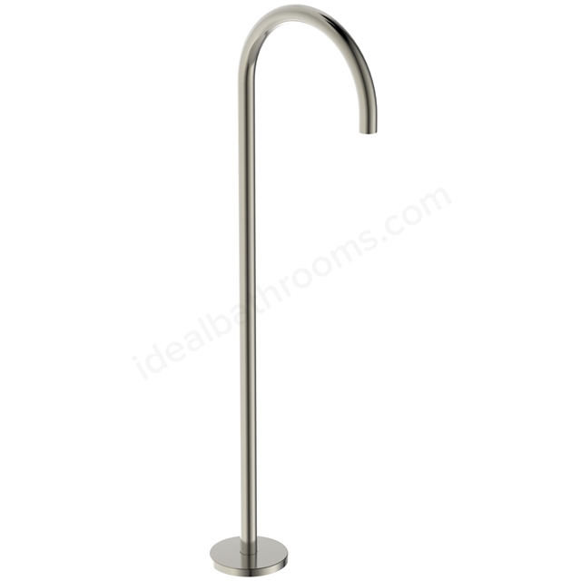 Atelier Joy freestanding bath spout; silver storm